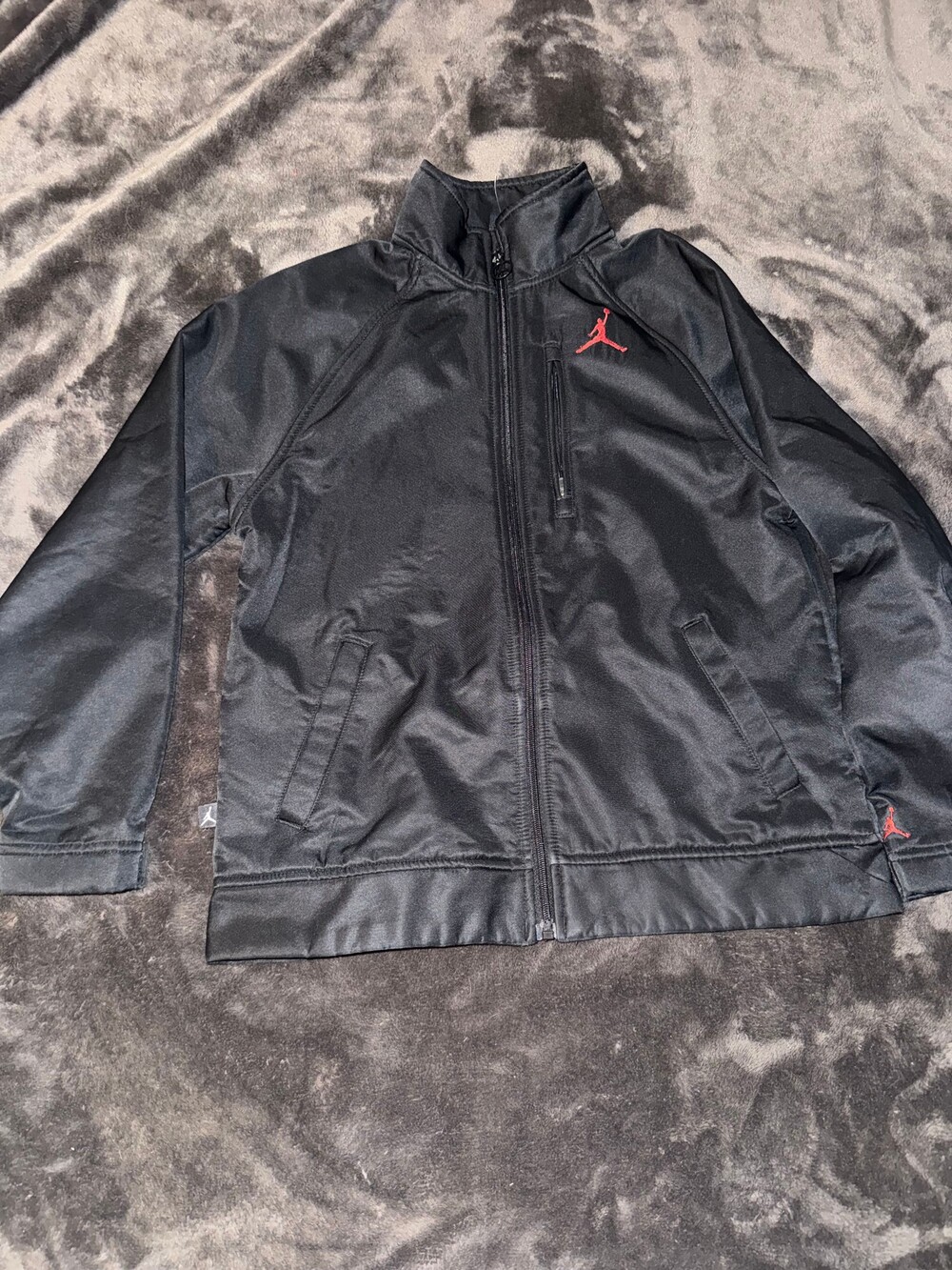 Air Jordan with Red Jumpman Logos full zip size medium